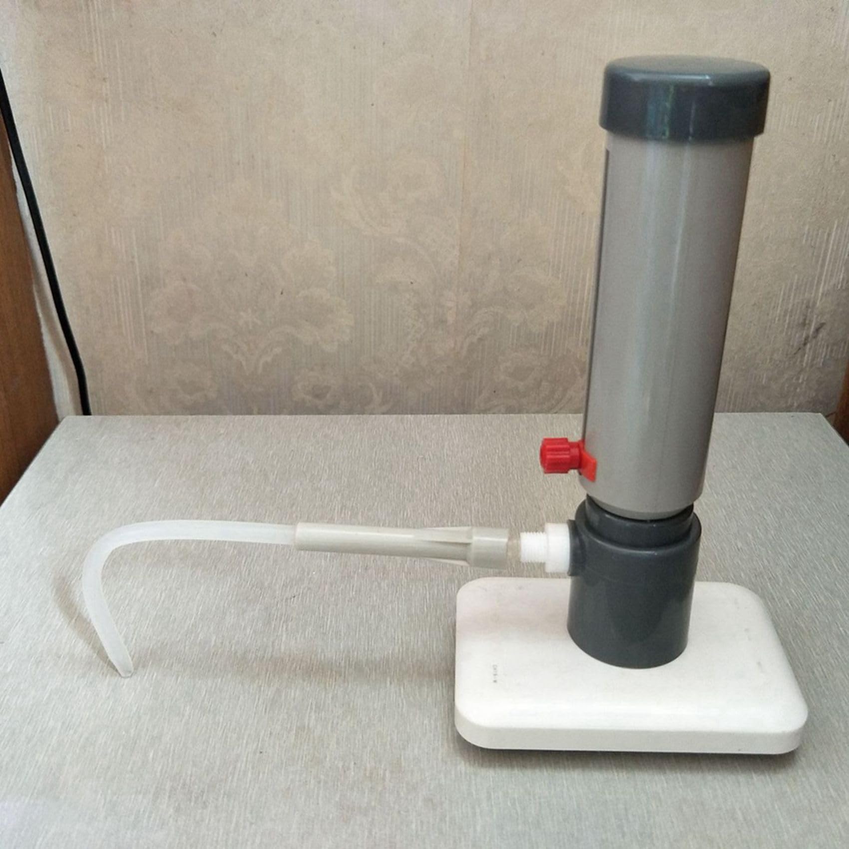 Dispenser Superiore per Bottiglie da Laboratorio 5-25 Ml Semi-Automatico Regolabile