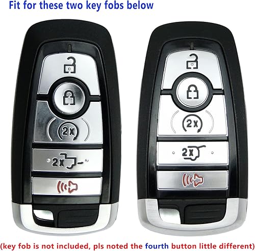 Miniatura 2 de Coolbestda Funda para llavero Ford, funda protectora de TPU para Ford Edge Explorer Expedition Mustang Fusion Raptor Bronco F150 F250 F350