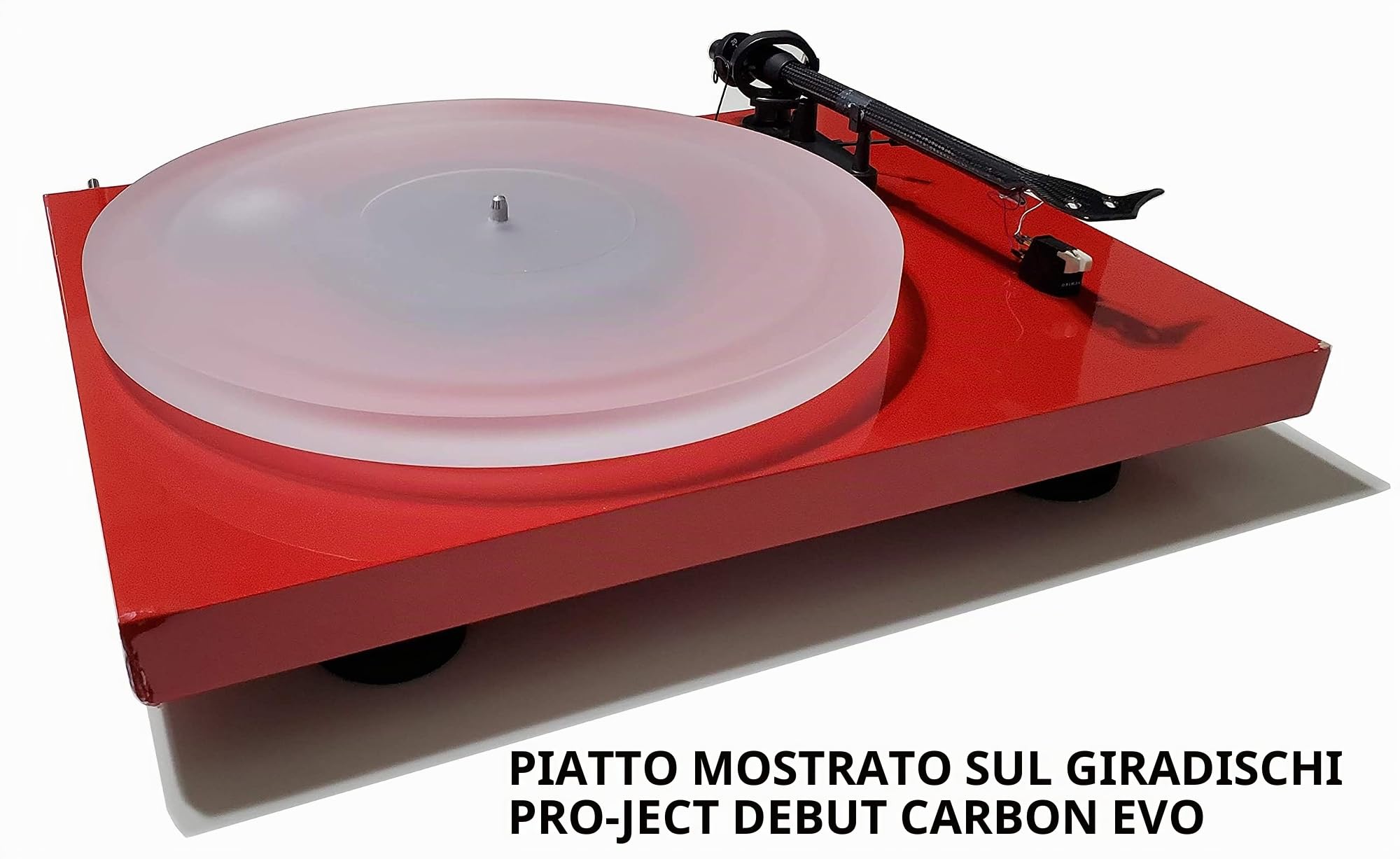 Piatto in acrilico per giradischi Pro-Ject Debut Pro-Ject 1Xpression, e Music Hall