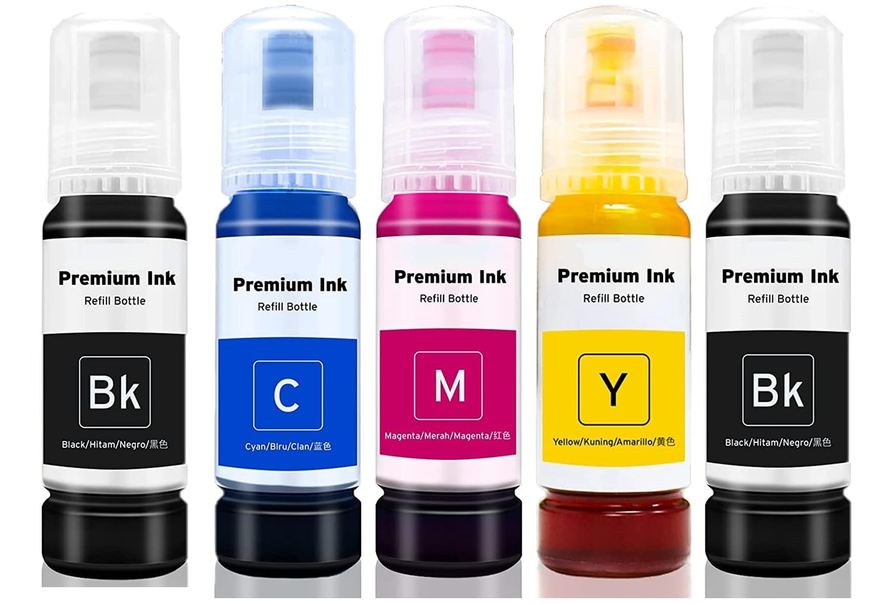 Inkstore Refill Ink for Epson 003 Ink for L3110, L3150, L3250, L3252 L3101, L3210, L3215, L3216, L3151, L3152, L3156, L5190 – Epson Ink Bottle 003 (Color +2 BK) (B0C9Q6YNTJ) Amazon Price History, Amazon Price Tracker