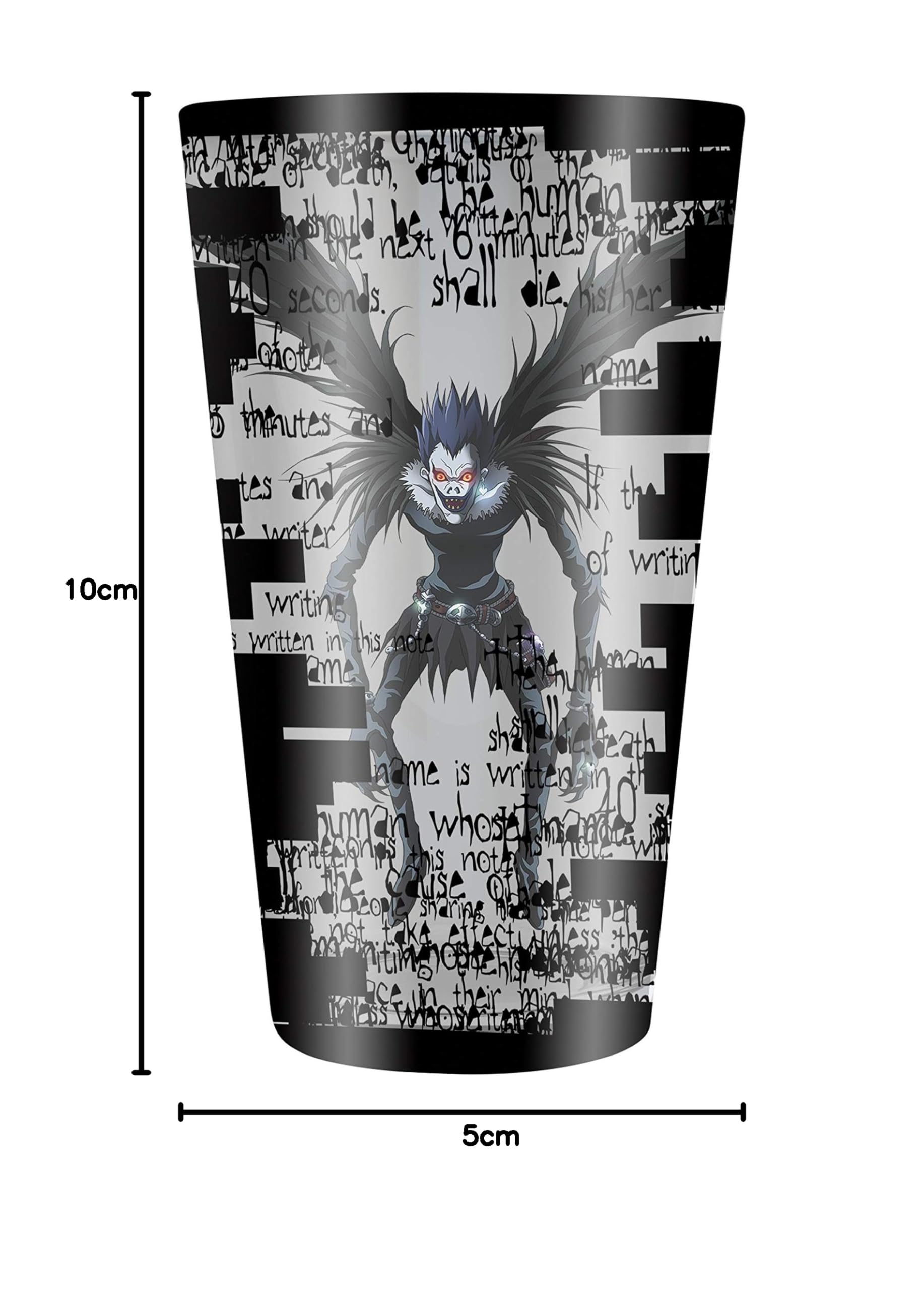 DEATH NOTE - Large Glass - 400ml - Ryuk - Matte