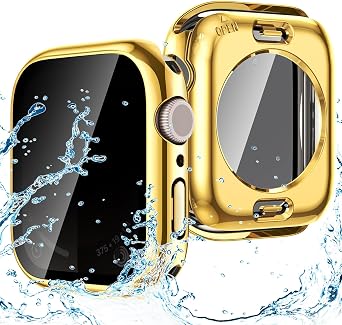 Goton Privacy Waterproof Case for Apple Watch 44mm Series 6/5/4/SE