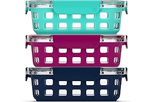 Ello Duraglass 3.4 Cup Meal Prep Sets