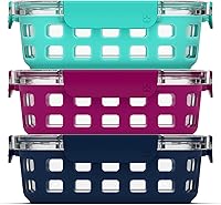 Vista 12 de Ello Duraglass Refresh - Juego de 3.4 tazas divididas para preparación de comidas, 10 unidades, paquete de 5, recipiente de almacenamiento