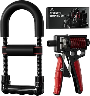 XAGYL Hand Grip Strengthener Set, 10-220Lbs Non-Slip Hand Exerciser and Wrist Strengthener Kit with Adjustable Resistance, Forearm Strengthener Set , Forearm Workout Equipment for Muscle Development and Recovery