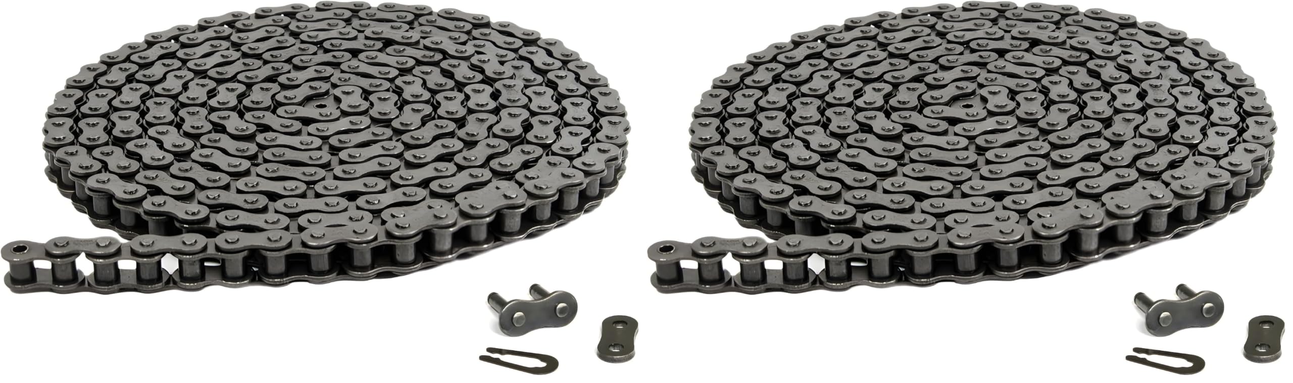 Jeremywell 41 Roller Chain 10 Feet with 2 Connecting Links for Go Karts, Mini Bikes, Scooters, ATV, MTV, Dirt Bike and Other Industrial Machinery — Amazon image 12