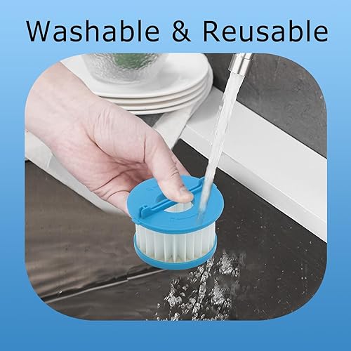 Miniatura 6 de Paquete de 4 filtros HEPA A32F02 compatibles con Ryobi 18V ONE+ aspiradora de mano húmeda y seca PCL702 PCL702B PCL702K