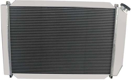 Miniatura 5 de Radiador de aluminio completo CC138 para Ford Mustang GT LX SVT Foxbody Thunderbird y Mercury Capri Cougar y Lincoln Continental Mark VII 5.0L V8,3