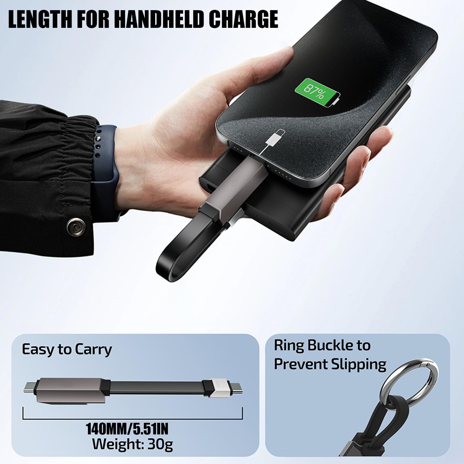 Cavo USB C efficiente che offre alimentazione da 240 W e trasferimento dati da 40 Gbps, cavo dati in lega di alluminio