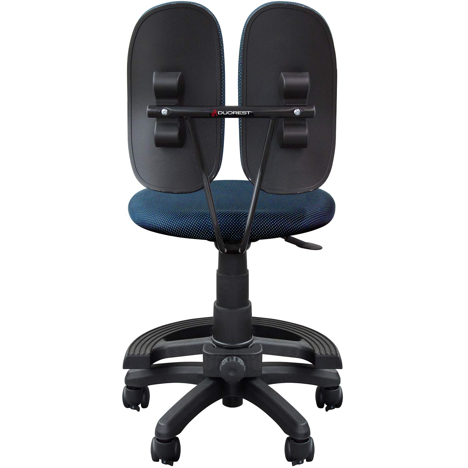 Amazon.co.jp: DUOREST デスクチェア ブルー 幅47×奥行47×高さ80-91cm