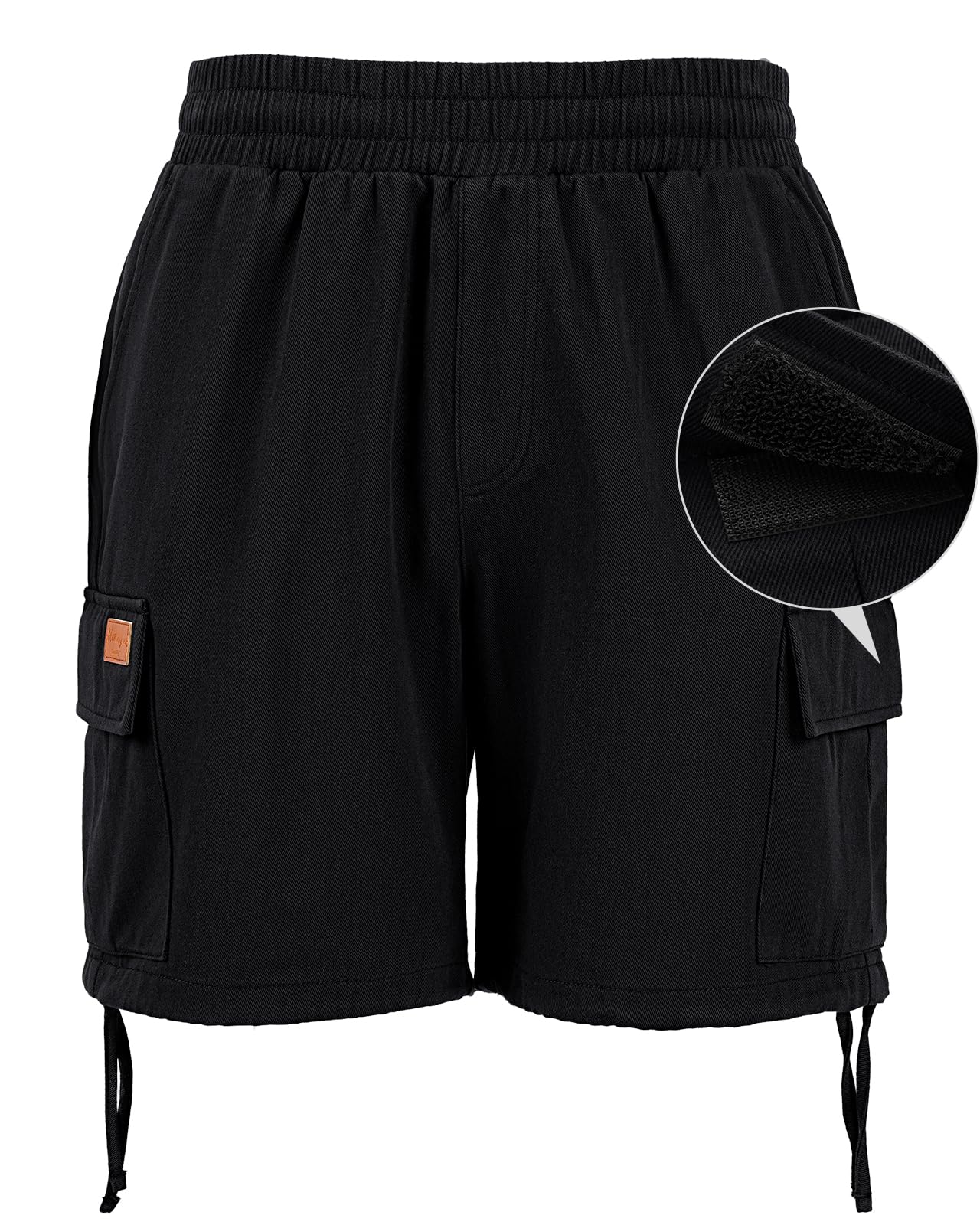 HMIYA Kurze Hosen Herren Cargo Shorts Sommer Freizeithose Baumwolle Cargohose Herren Kurz mit 6 Taschen