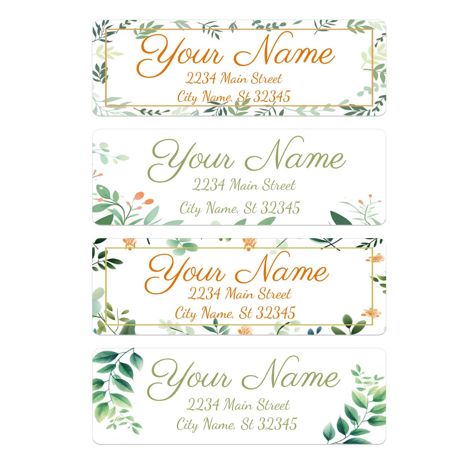 Custom Address Labels mailing Labels Stickers Personalized Christmas Stickers on Sheets from 150pcs in Paper, Vinyl, Kraft Paper, Clear Material