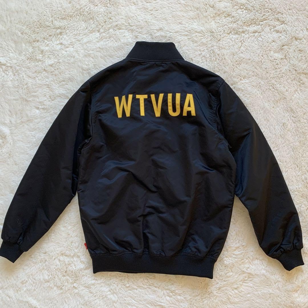 Amazon.co.jp: WTAPS WTUVA ワッペンチームジャケット サテスブルゾン 