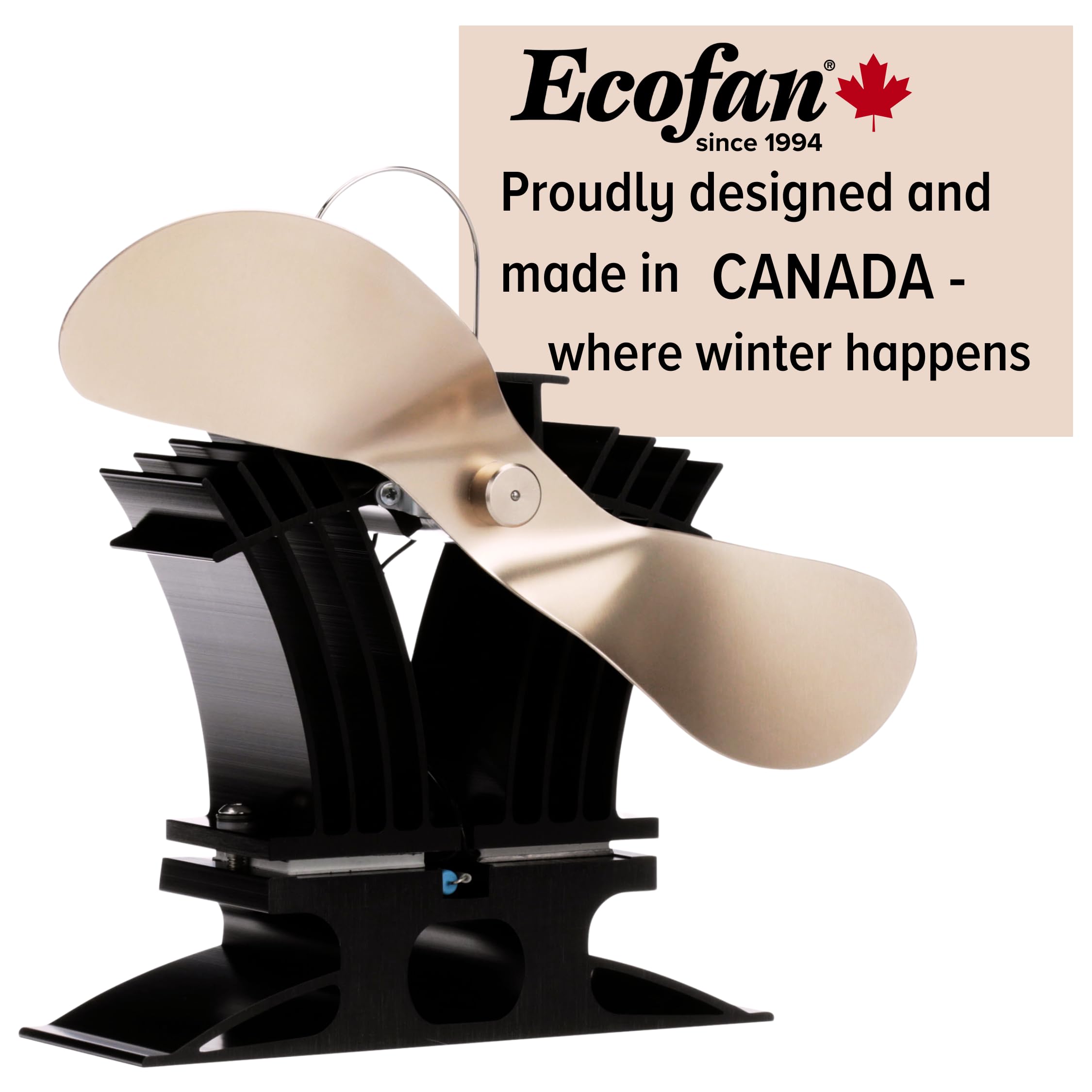 Ecofan ストーブ用ファン Ecofan BelAir Heat Powered Stove Fan - Powerful Design, Low Start