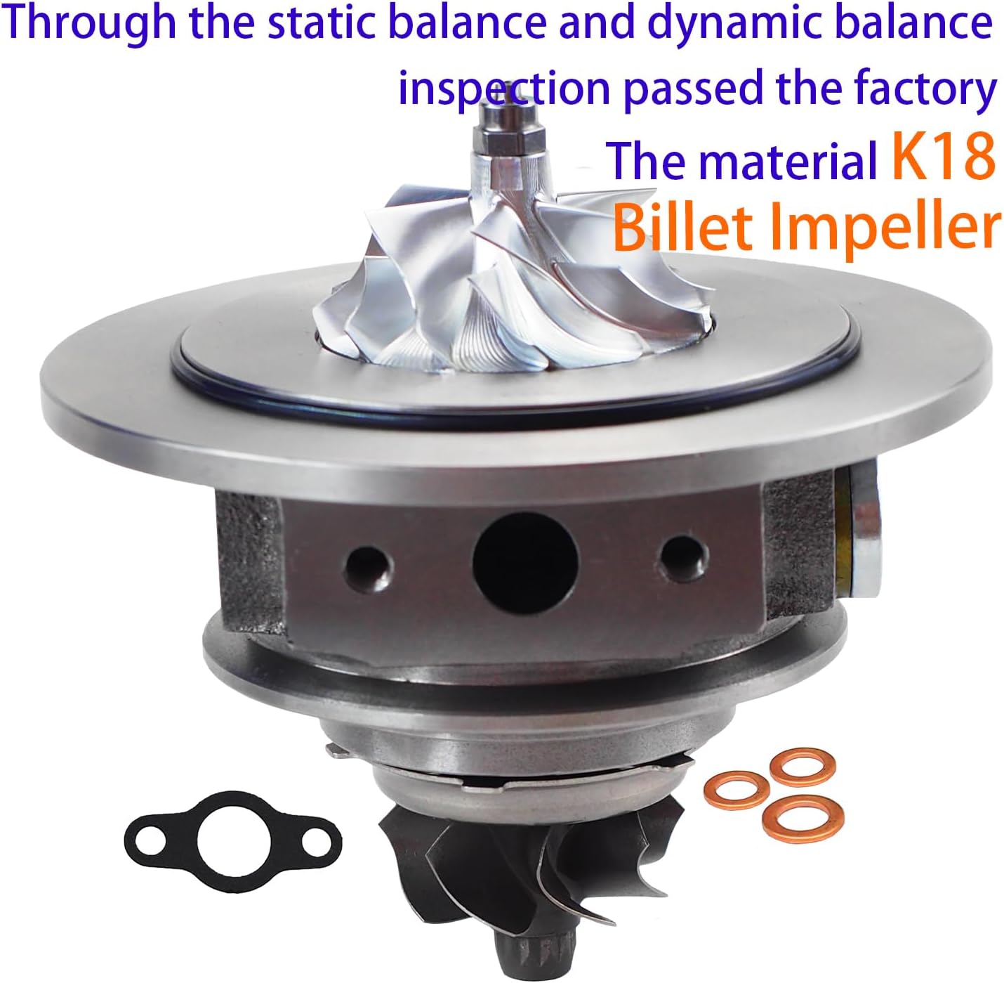 Turbo cartridge CHRA Upgrade Billet Impeller for 2015-2019 Hyundai Sonata 9 Kia Optima 1.6L 16389700013 28231-2B770 Turbocharger