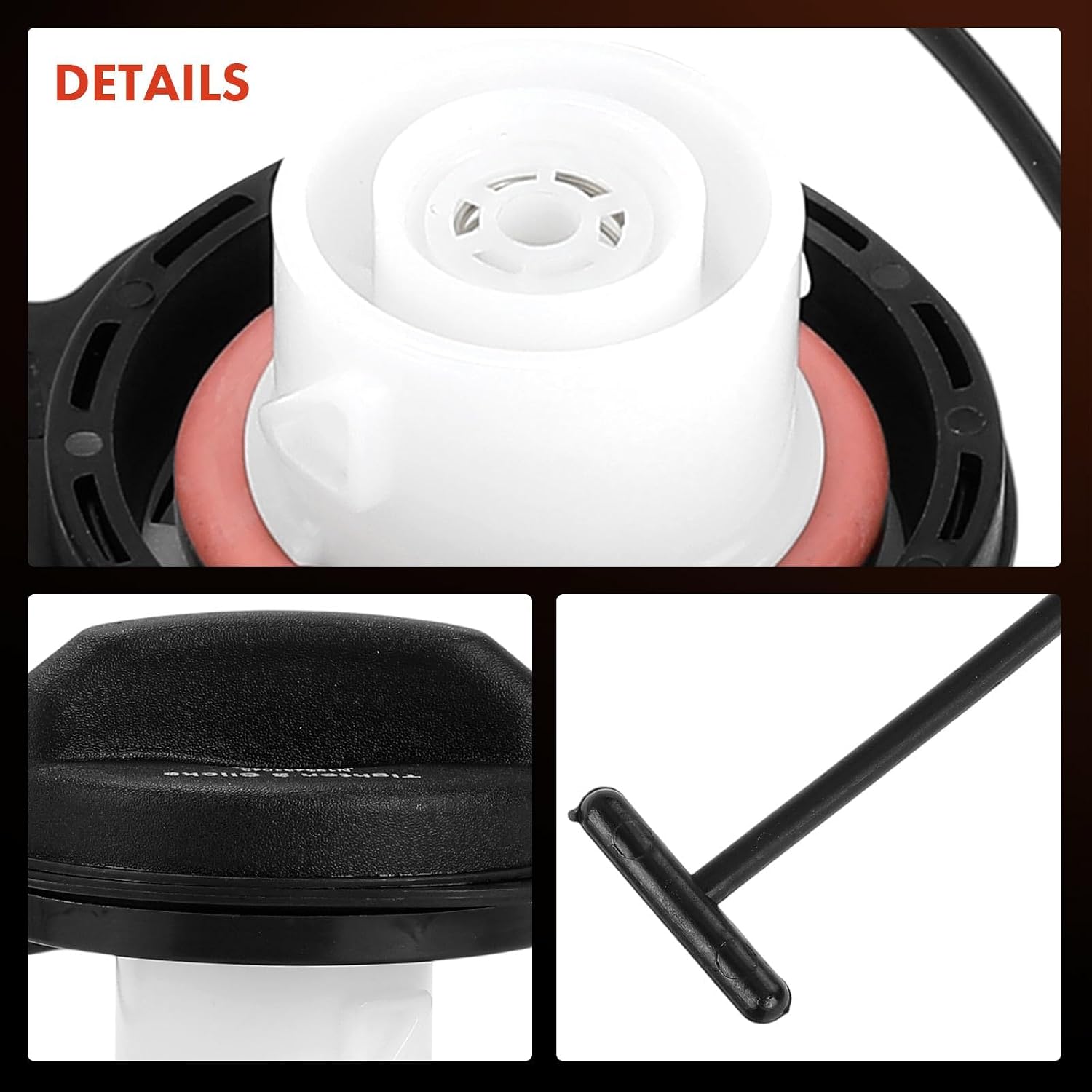 A-Premium Gas Cap Fuel Cap Compatible with Chevrolet Silverado 1500 2500 3500 Traverse Tahoe Suburban Avalanche & GMC Sierra Acadia Yukon & Buick Enclave & Cadillac & Saturn 2004-2011, GT330, 20915842