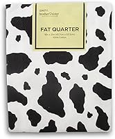 Vista 4 de Fat Quarter 100% algodón para manualidades de costura, 18 x 21 pulgadas (pollos de granja de campo)