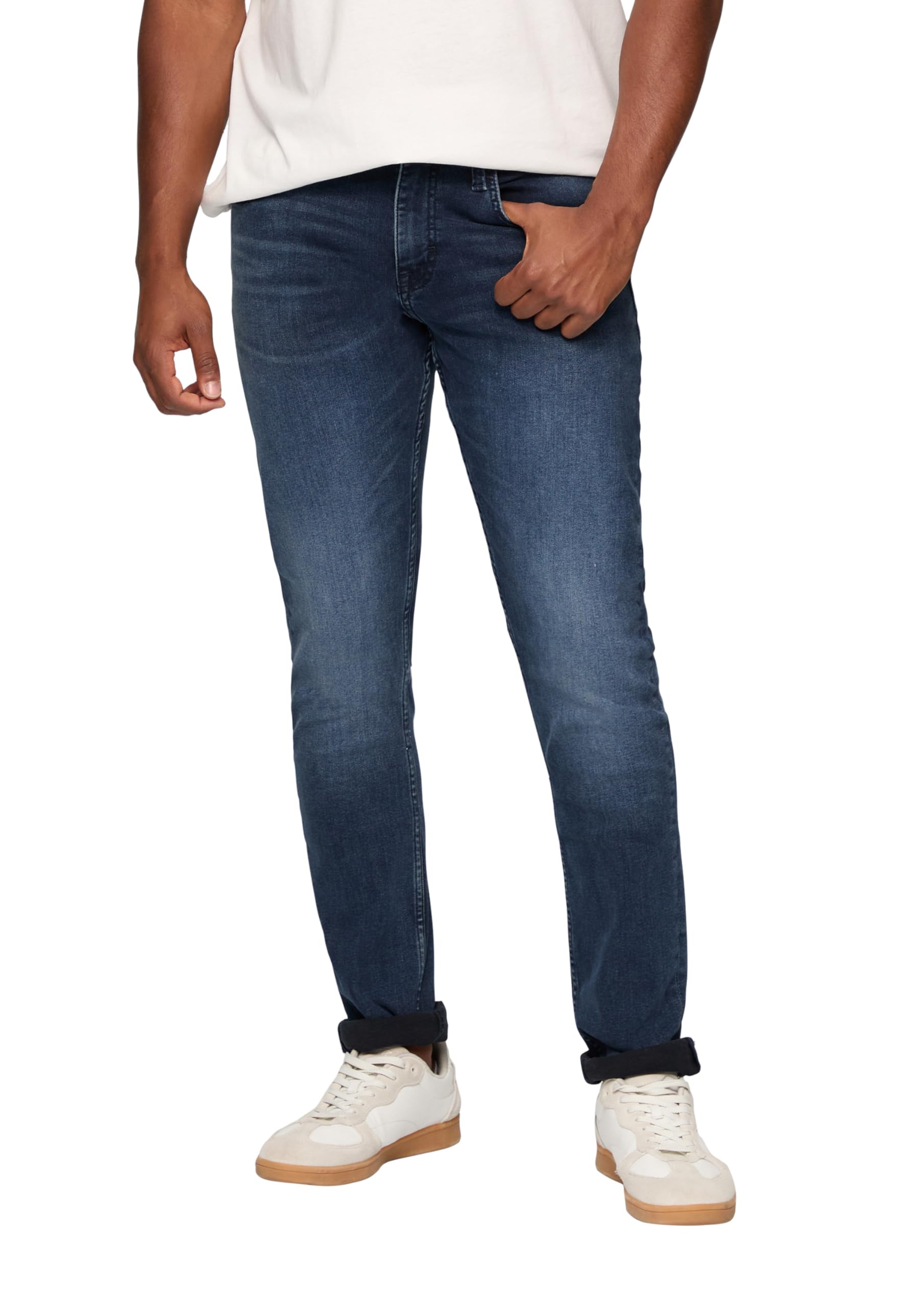 QS Herren Jeans Jeans Rick/Slim Fit/Mid Rise/Slim Leg