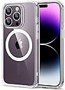 ESR for iPhone 14 Pro Case, Compatible with MagSafe, Shockproof Military-Grade Protection, Yellowing Resistant, Magnetic Classic Hybrid Case (HaloLock), Clear