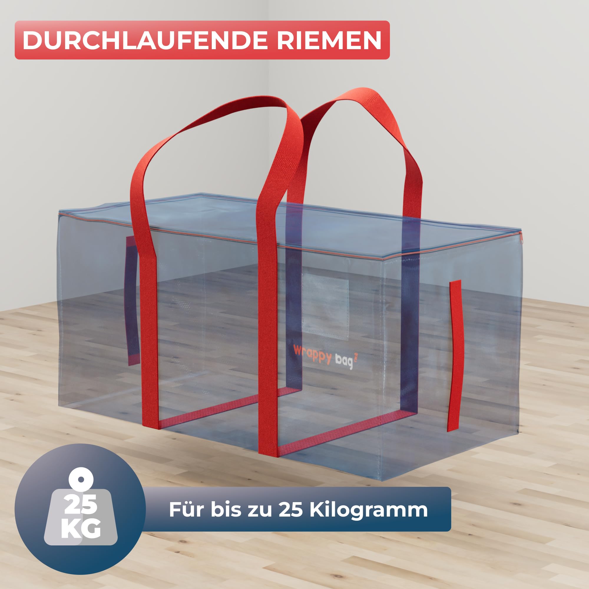 Wrappybag umzugstaschen xxl stabil - Robust, Dick und Wasserabweisend
