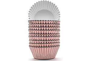 Standard Rose Gold Foil Cupcake Liners