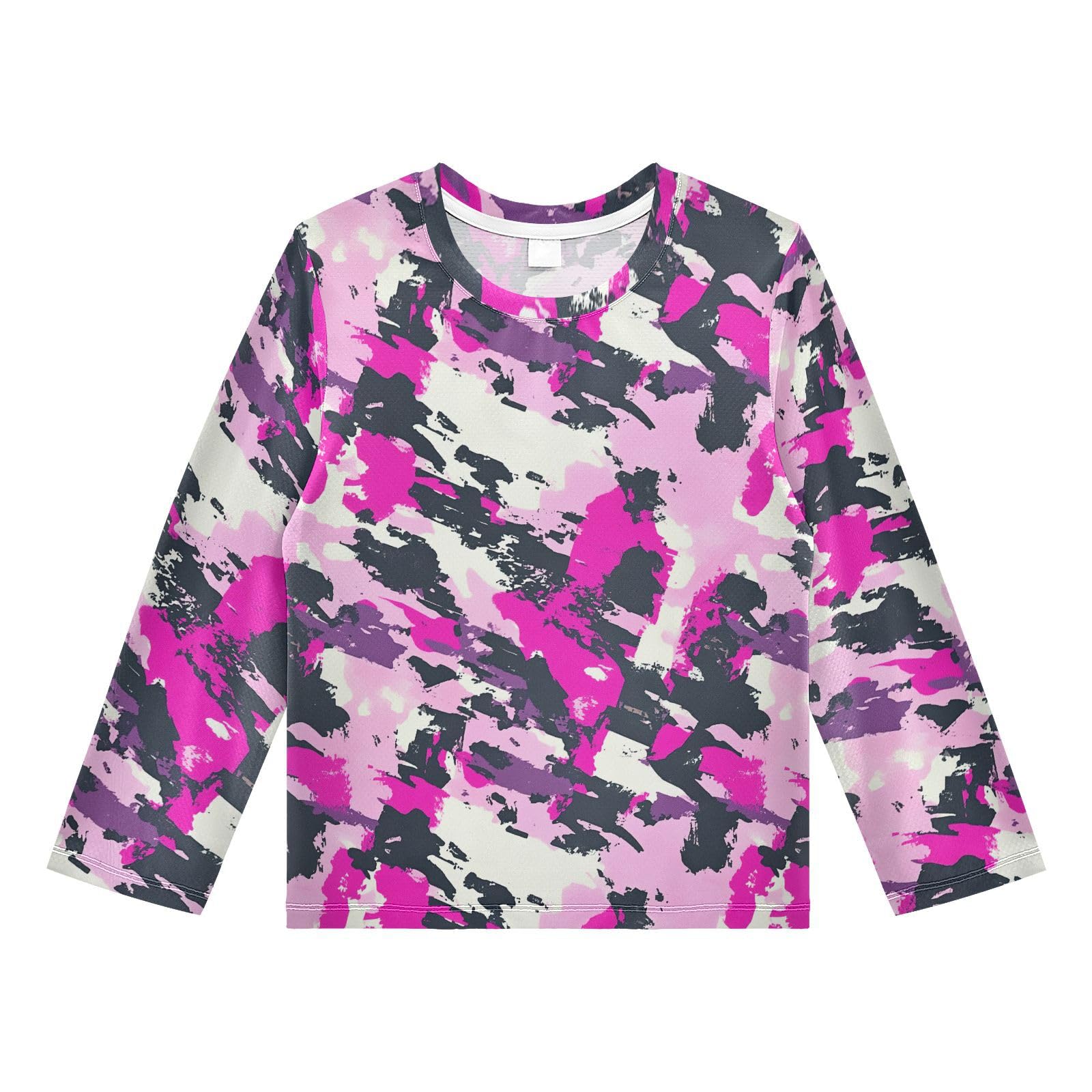 Boys' Rash Guard Swim Shirts Long Sleeve Lightweight Comfort Sweatshirt for Baby/Toddler UPF 50+ Protection 9-10T Army Camouflage Camouflage