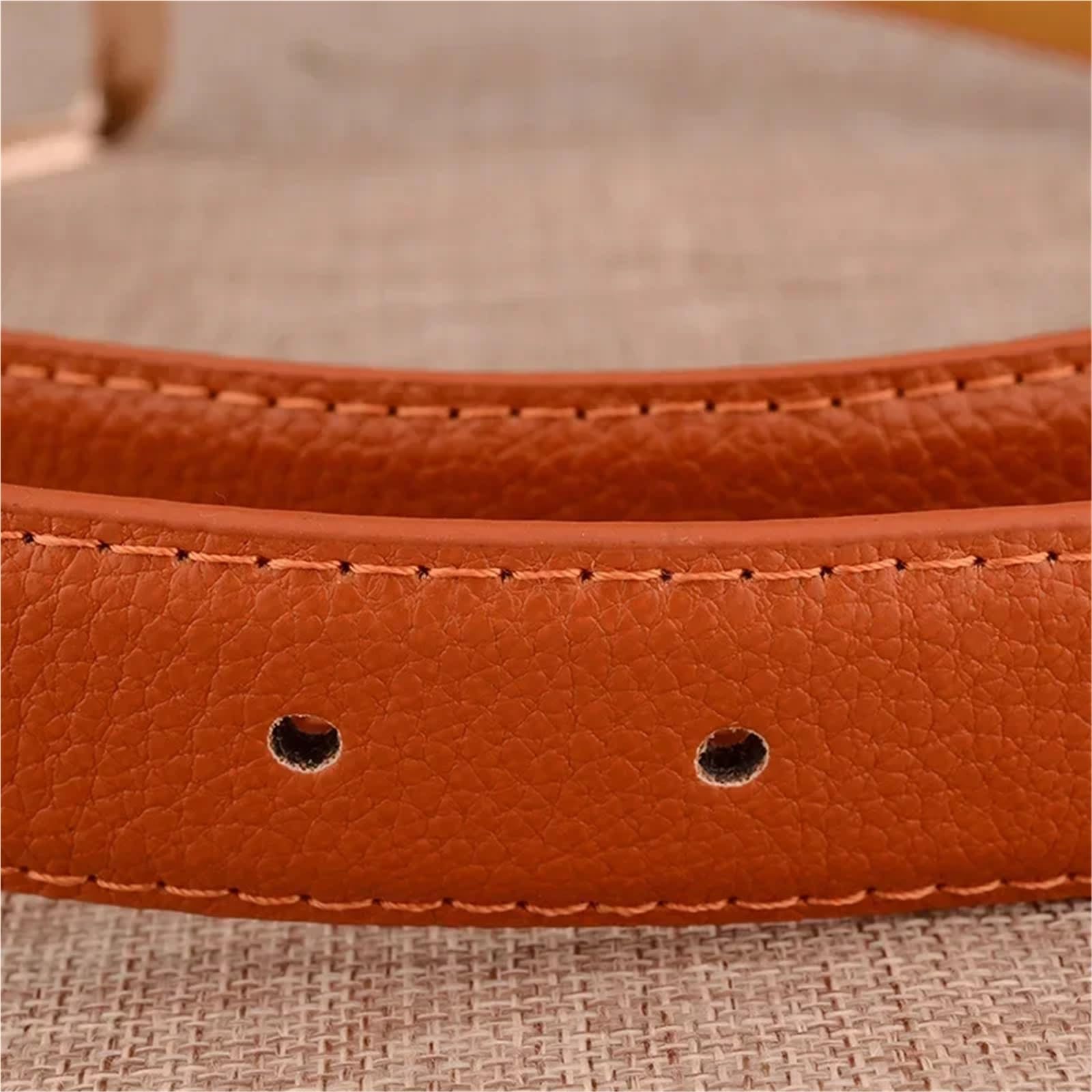 Ceintures en cuir véritable for femmes, 2 pièces, boucle dorée, ceintures assorties for robe et jean Pour Femme
