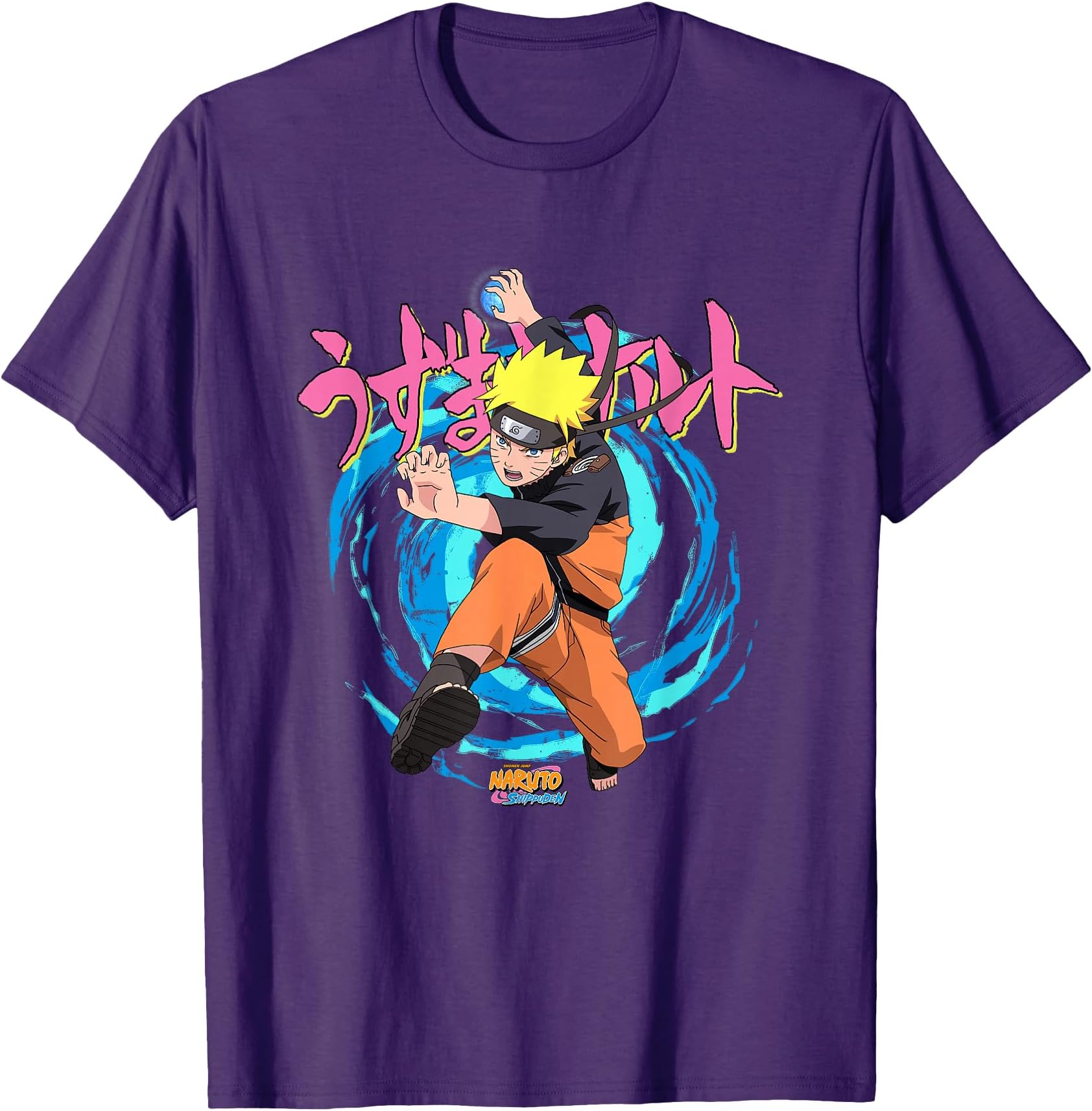 Shippuden Rasengan Jutsu Swirls Anime T-Shirt