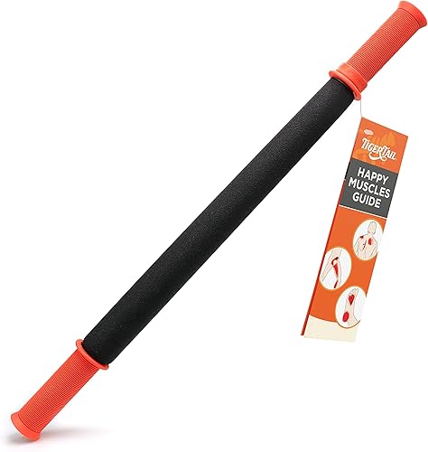 Miniatura 1 de Tiger Tail Rodillo portátil de 22 pulgadas, de mano, rodillo de espuma de tejido profundo, masaje corporal y herramienta de liberación miofascial