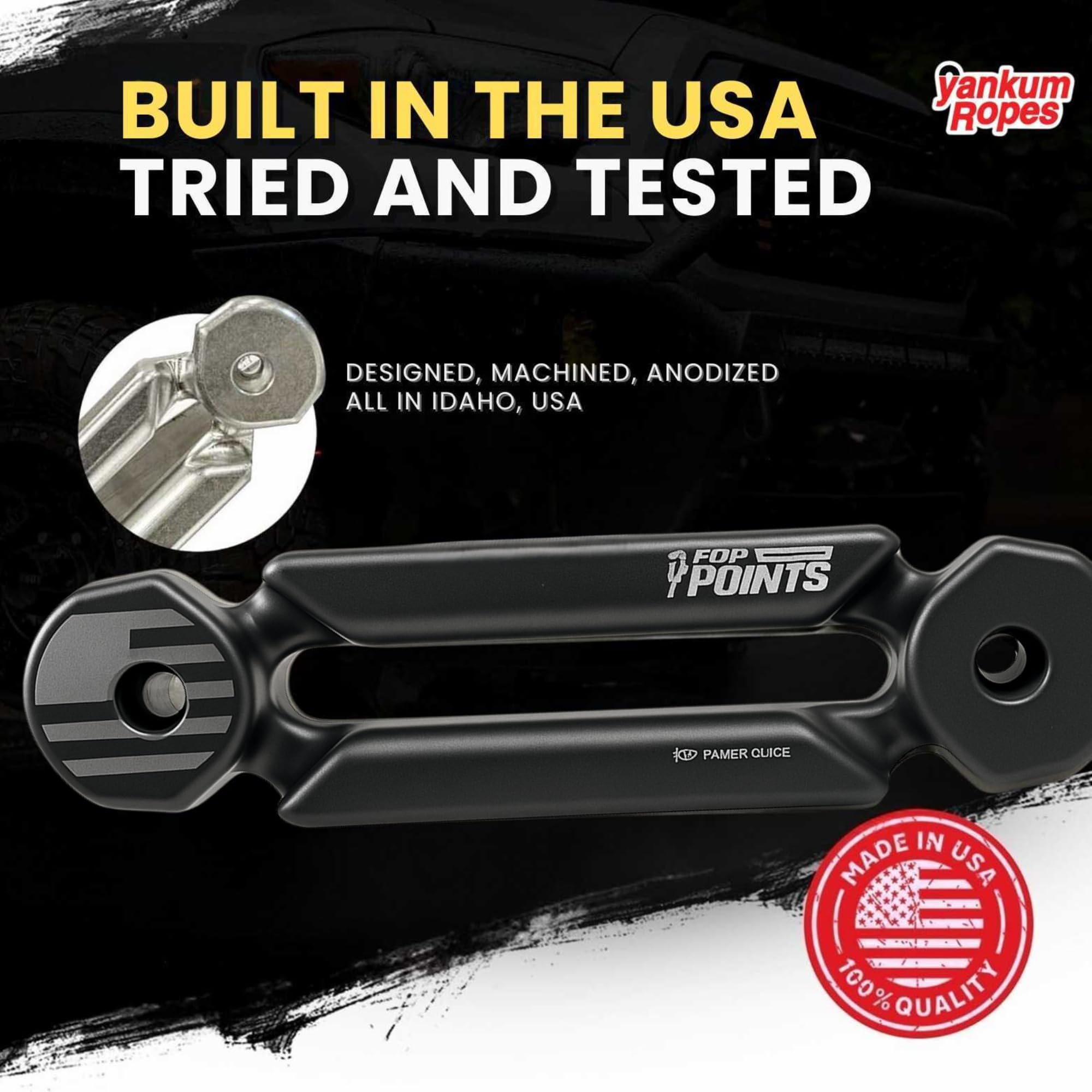 Yankum Ropes Groove Winch Fairlead (Standard Fit/Hawse Style),Made In The USA Hawse