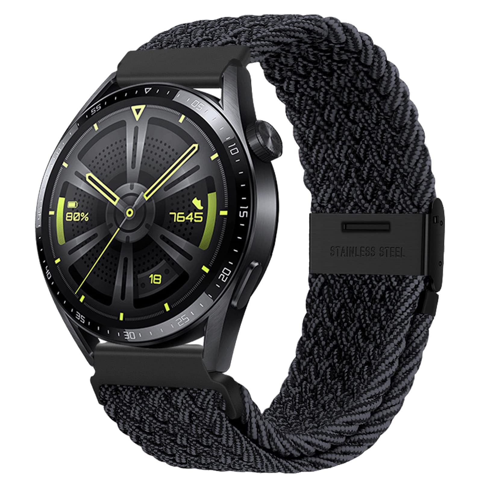 Mazoft 20mm Bands Compatible with Samsung Galaxy 7 6 5 Pro 4 & 6 Classic Active 2 47mm 46mm 45mm 44mm 43mm 42mm 40mm Watch；Quick Release Replacement