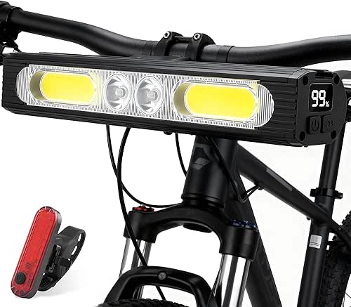 Bike Lights for Night Riding - 1500 Lumens High&Low Beam