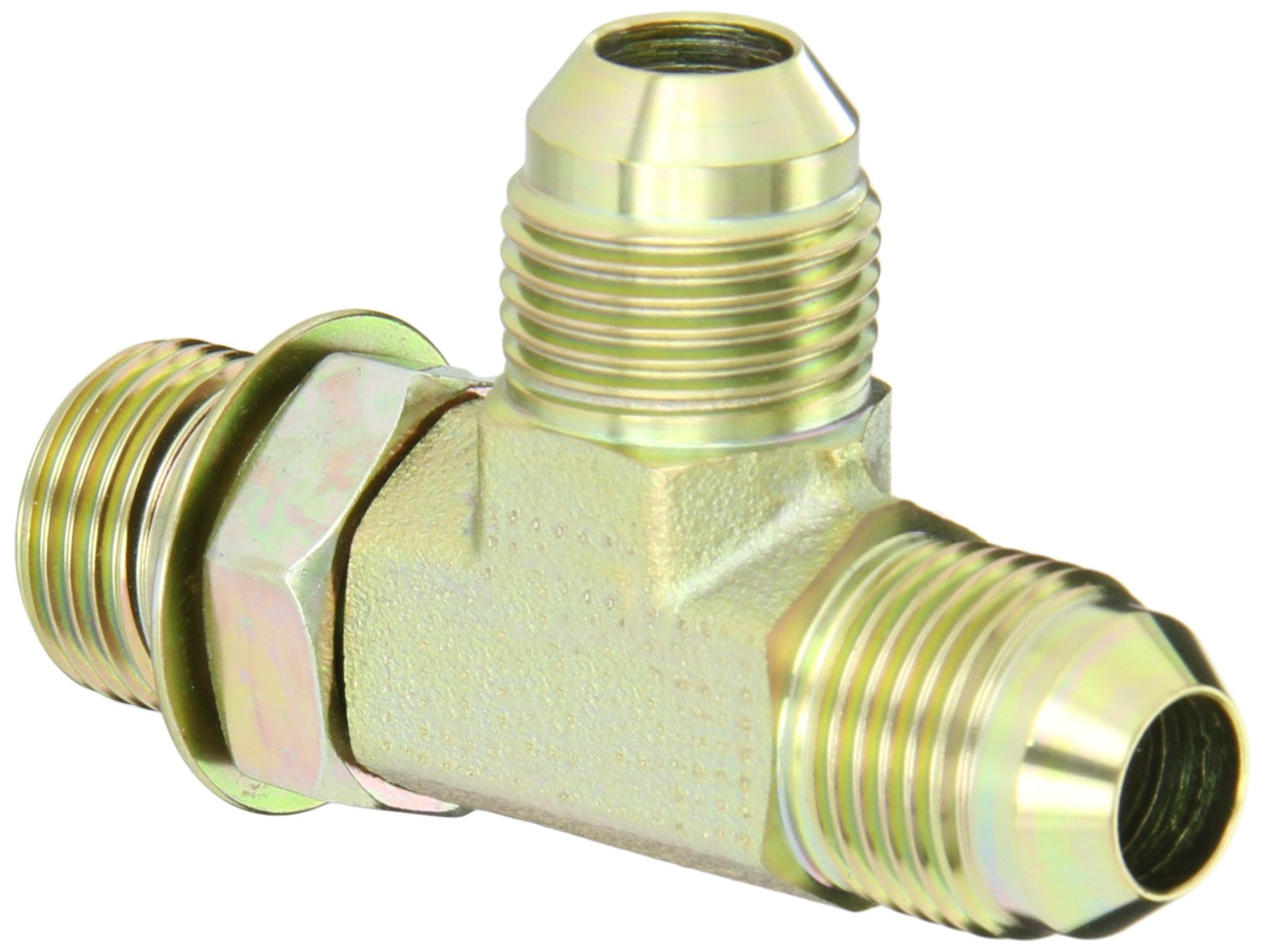 Eaton Aeroquip 203005-8-8S Steel Flared Tube Fitting, Run Tee, 1/2