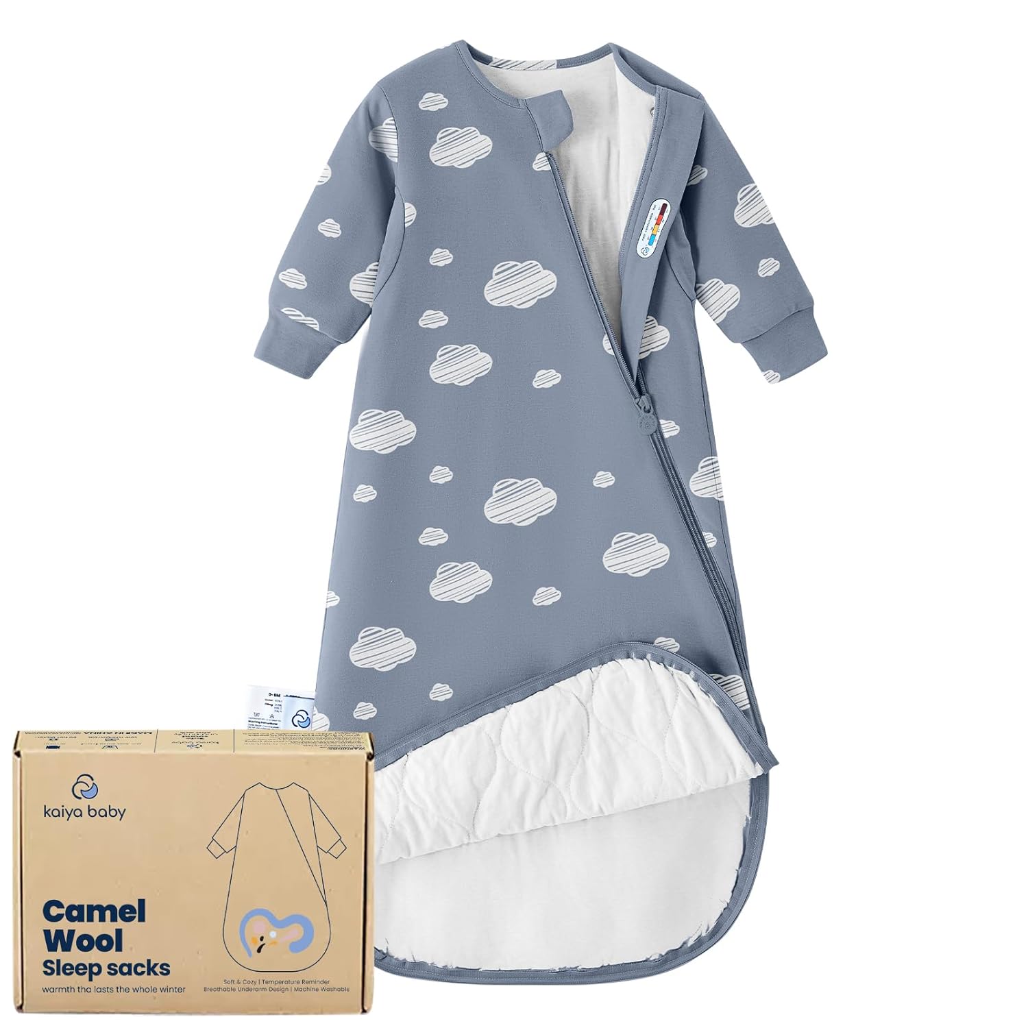 Unisex Sleeping Bag for Babies and Toddlers 1.0 Tog Sleep Sack 0-6Months, Newborn Sleep Sack, Wearable Blanket Baby, One Piece Long Sleeves, Gifts for Baby Unisex Sleeping Bag for Babies and Toddlers 1.0 Tog Sleep Sack 0-6Months, Newborn Sleep Sack, Wearable Blanket Baby, One Piece Long Sleeves, Gifts for Baby