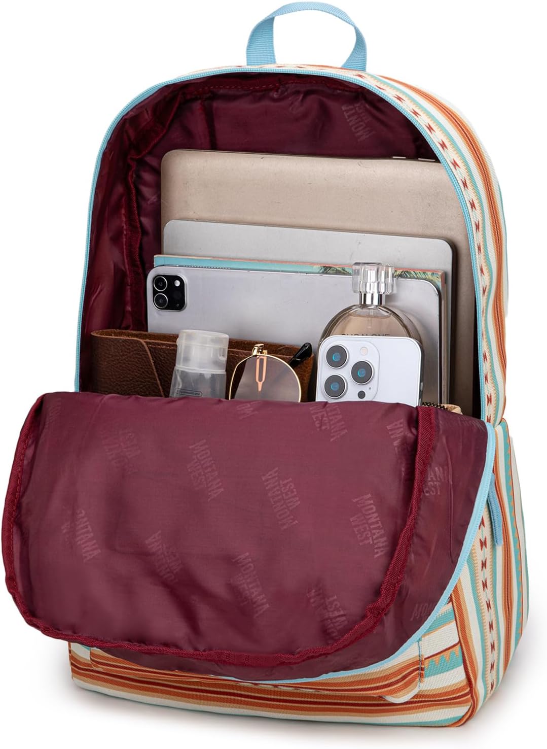 Montana West Backpack for Women Men 2 PCS Lightweight College Bookbags Casual Daypack Backpacks for Commute & Travel