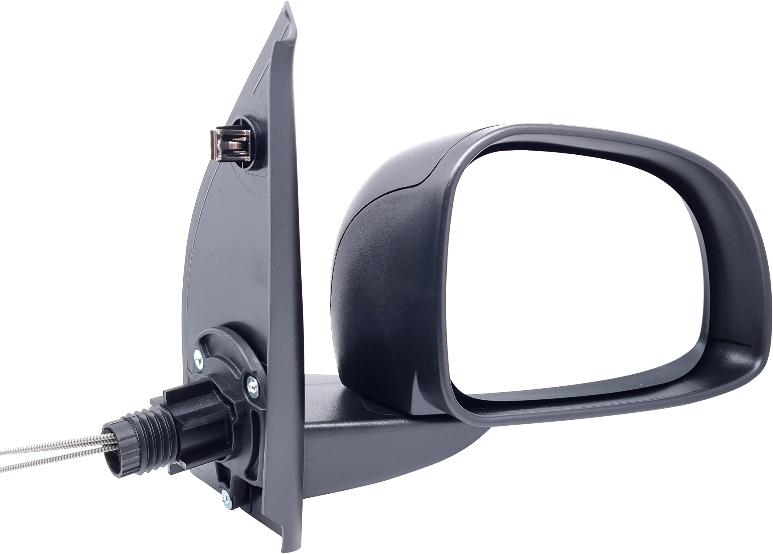 BSSTOREWing Mirror Black for Panda from 2009 to 2011 (169) with Manual Adjustment (Right - Passenger Side)