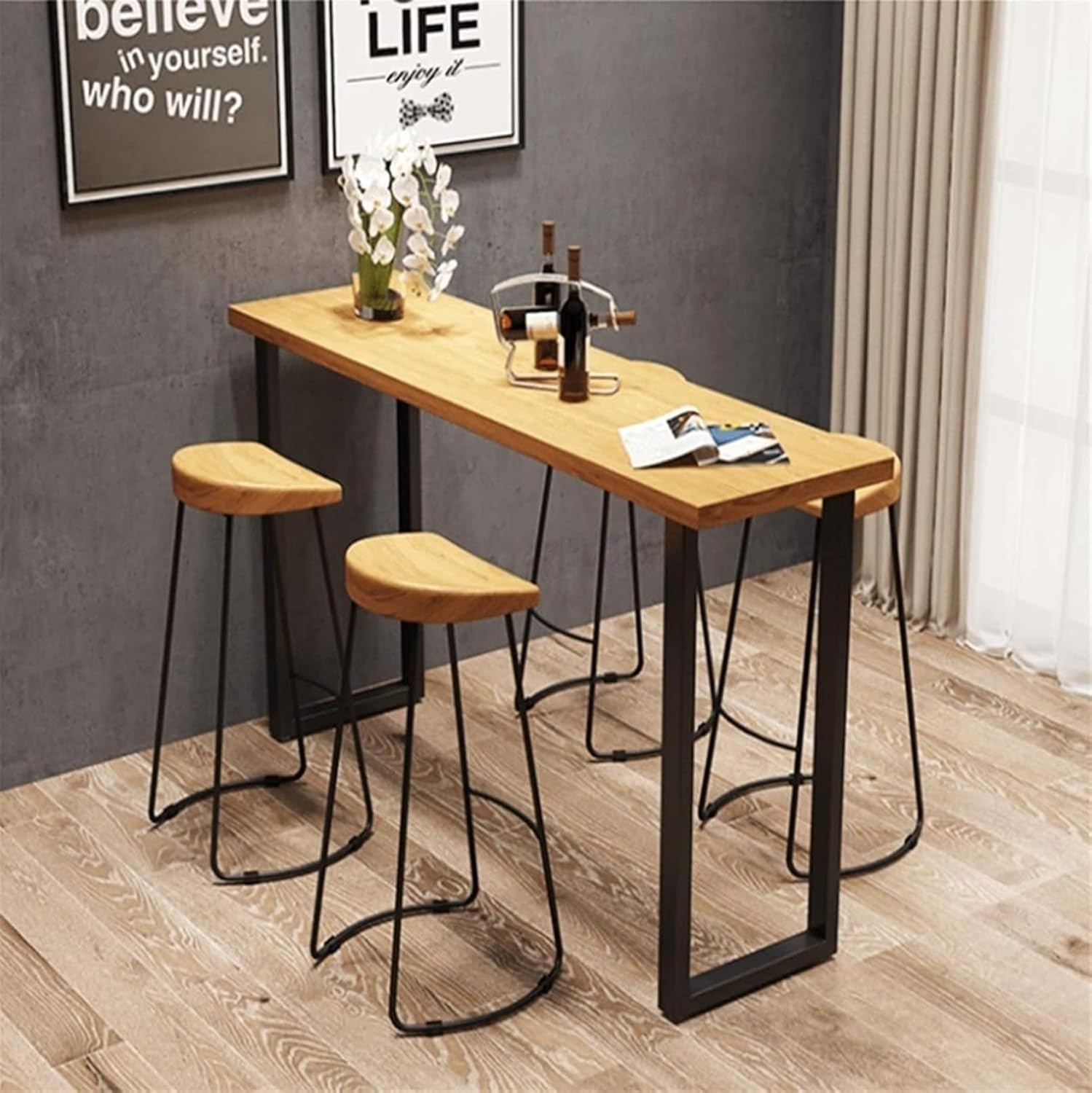 DIY ローテーブル 脚 テーブル 脚 アイアン テーブルレッグ 椅子用脚 バーテーブルフット ブラック つや消し 机の足 鉄テーブ