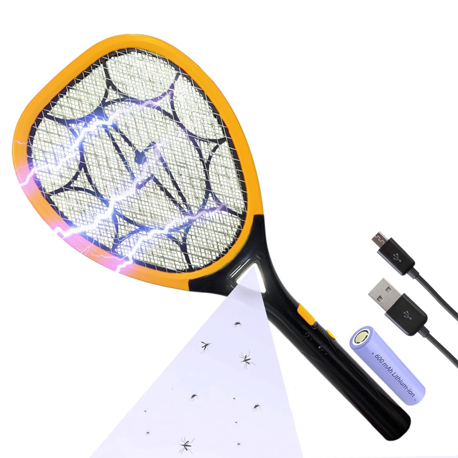 Mr. Right Mosquito Bat Racket, Advanced 600mAh Lithium-ion Rechargeable Mosquito Bat with LED (B0D8143LLL) Amazon Price History, Amazon Price Tracker