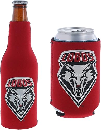 Set de refrigeración y aislamiento de latas y botellas con el logo de NCAA en color del equipo de la universidad