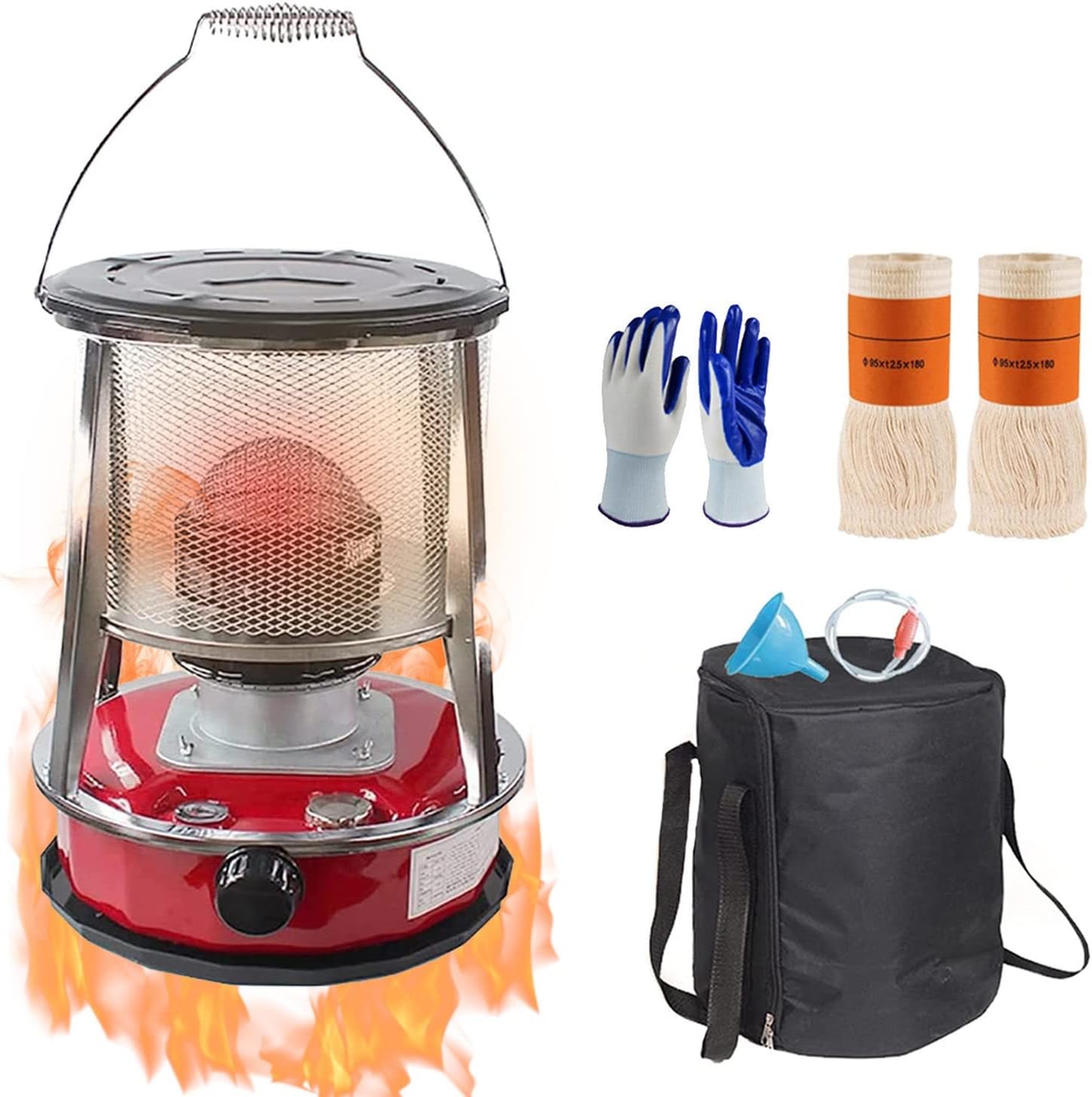 JJ Home Portable Kerosene Heater for Indoor Use, Non