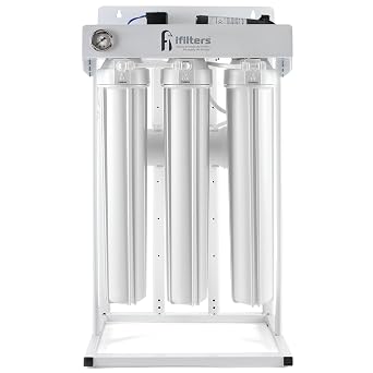 iFilters 300 GPD Light Commercial Reverse Osmosis System for Ultra Clean & Safe Water - 1/4" Ports, All Filters Included