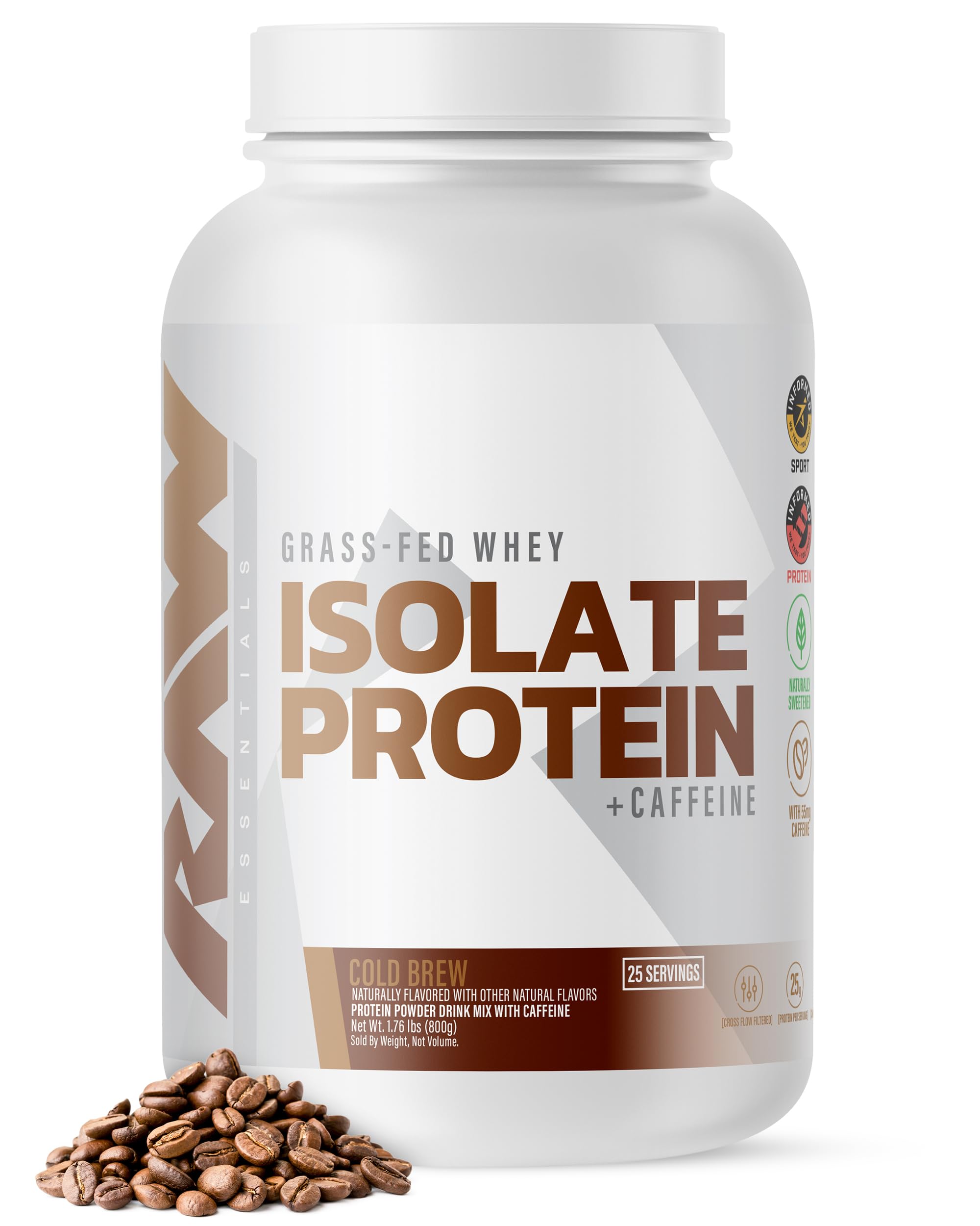 RAW Whey Isolate Protein Powder, Dark Chocolate - 100% Grass-Fed Sports Nutrition Whey Protein Powder for Muscle Growth & Recovery - Low-Fat, Low Carb, Naturally Flavored & Sweetened - 25 Servings — Amazon image 12