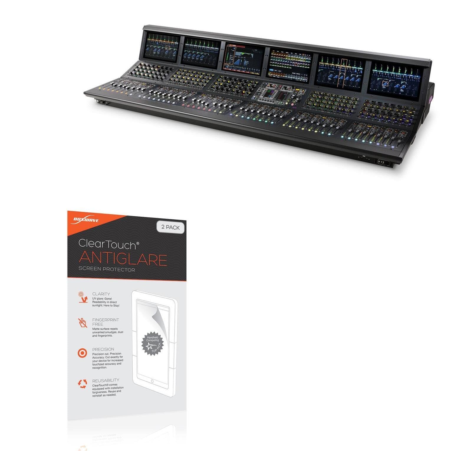 BoxWave Screen Protector Compatible with Avid Venue S6L - 48D - ClearTouch Anti-Glare (2-Pack), Anti-Fingerprint Matte Film Skin