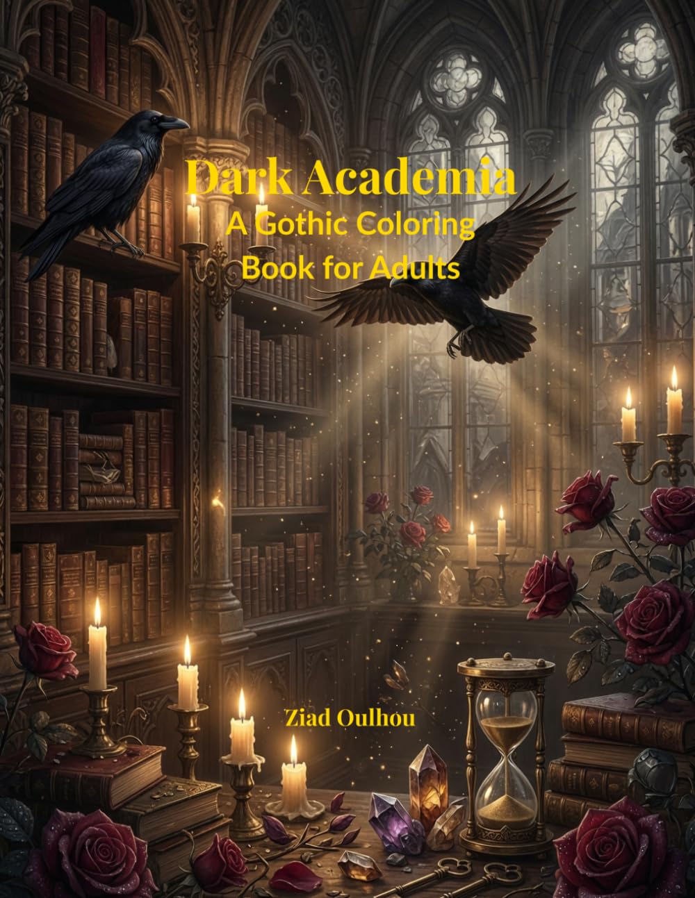 Dark Academia: A Gothic Coloring Book for Adults