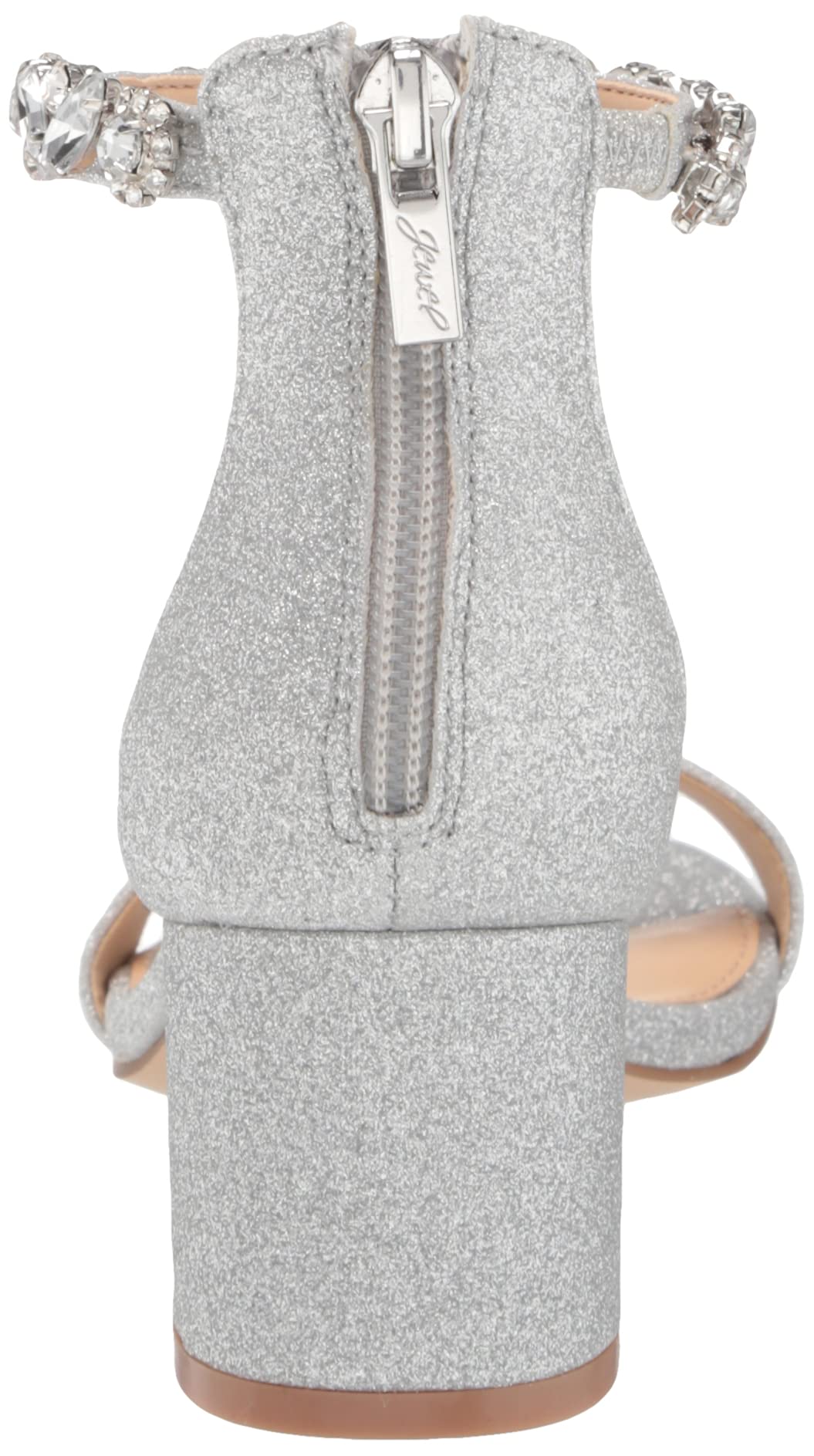 Jewel Badgley Mischka Catalina Open Toe Block Heel