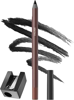 Eye Pen,Waterproof Eyelet Pen With Pencil Sharpener | | Soft Smudge Proof Long Lasting Durable Makeup Kajal For Women Daily Makeup