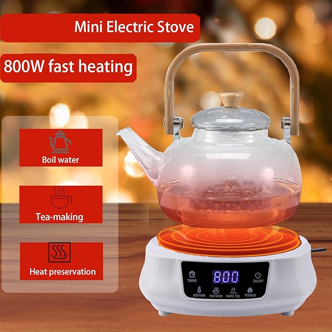 Estufa Vitrocerámica 1 Puesto 20 cm Corriente Doméstica 110V miniatura 3