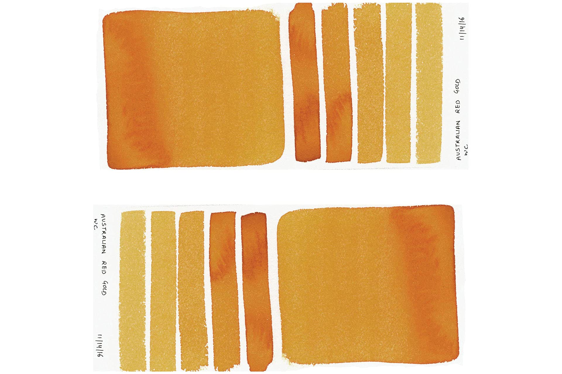 Aussie Red Gold Daniel Smith aquarelle 5 ml pour peindre les paysages et couchers de soleil