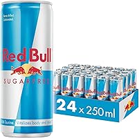 Red Bull Energy Drink, Sugar Free, 250ml (24pk)