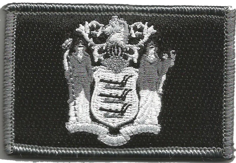 Tactical State Patch - New Jersey - Black